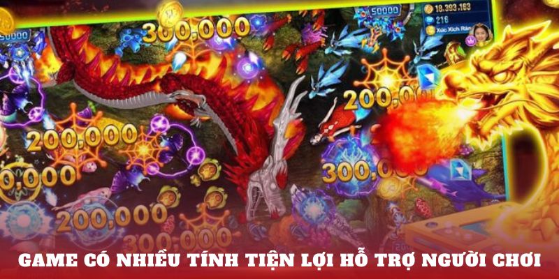 Game có nhiều tính tiện lợi hỗ trợ người chơi